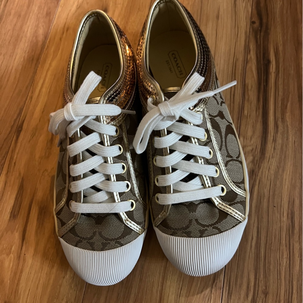 Good sequins cute Coach shoes